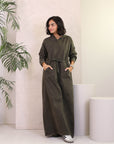 Gabardine Dress W643