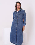 Denim  Dress Shirt W700