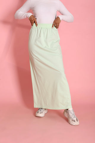 Buy light-green Cotton Skirt 3762