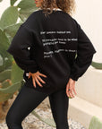 Letter Sweatshirt AW9