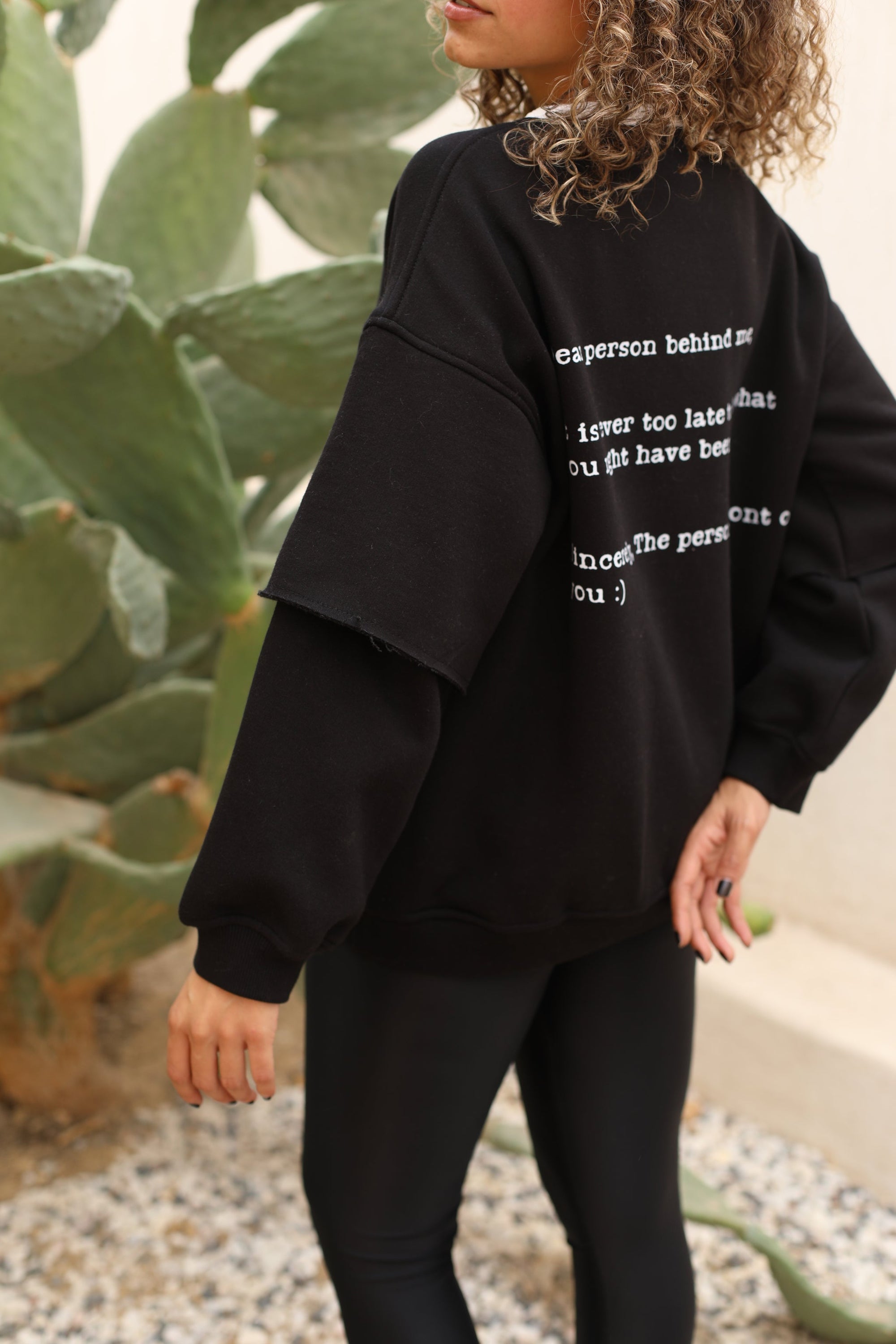 Letter Sweatshirt AW9