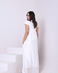 Linen Blend Dress 3844