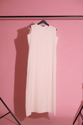Buy off-white Sleeveless Dress 3767