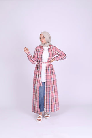Buy pink Popline Dress Shirt 3628