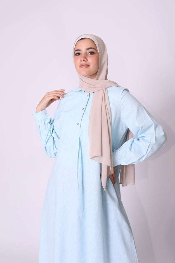 Linen Abaya 3608