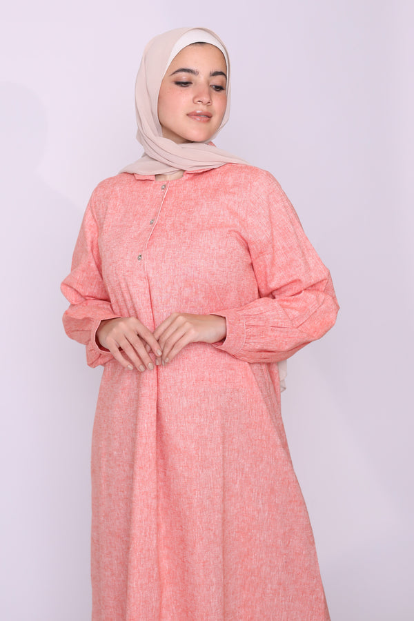 Linen Abaya 3608