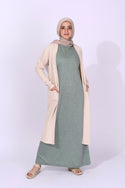 Cotton Dress Without Sleeves B1