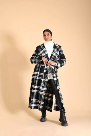 Buy black Wool Coat W537