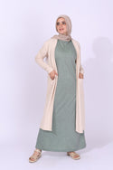 Cotton Dress Without Sleeves B1