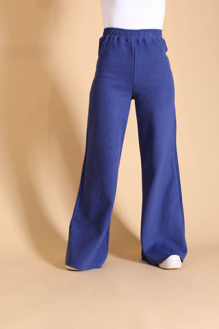 Buy blue Wide Leg Pants W548