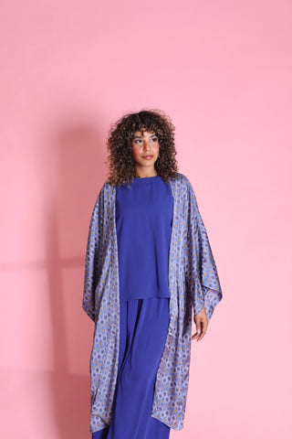 Buy blue Crepe Pants 3718