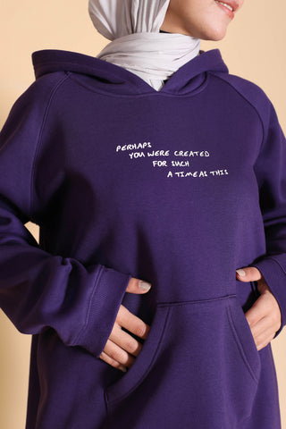 يشتري purple SweatShirt W555
