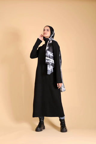 Buy black Cashmere Dress W519