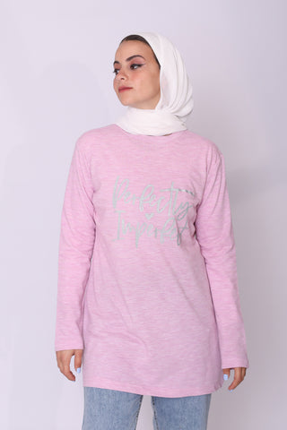 يشتري pink Cotton Tshirt B6