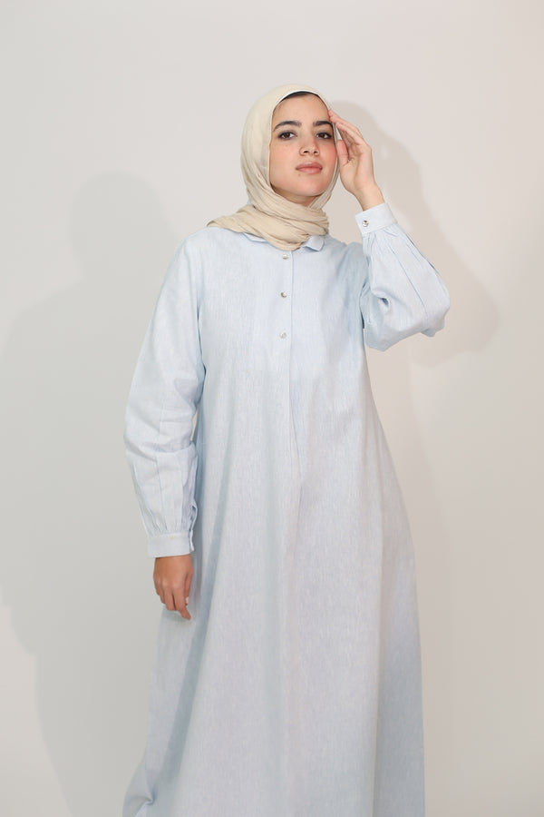 Linen Abaya 3608