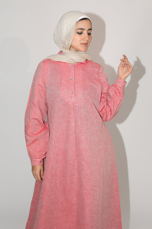 Linen Abaya 3608