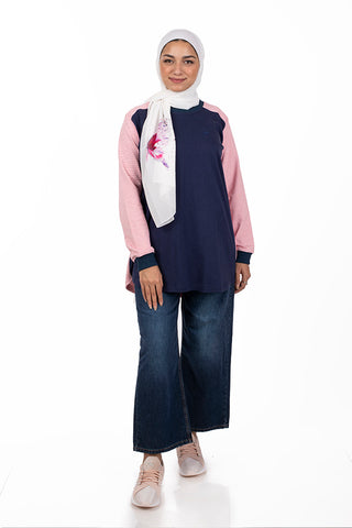 Buy navy-blue-pink Milton Sweatshirt W277
